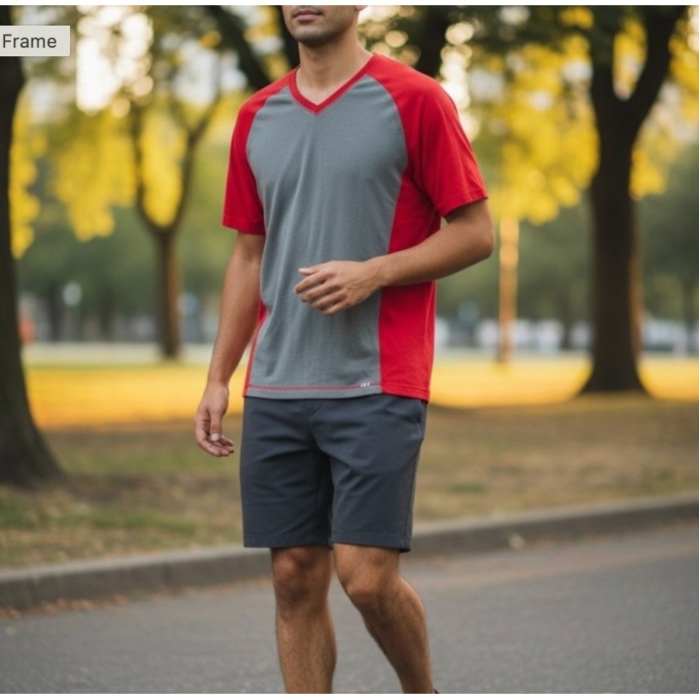 Lululemon V-Neck Short Sleeve T -Shirt L